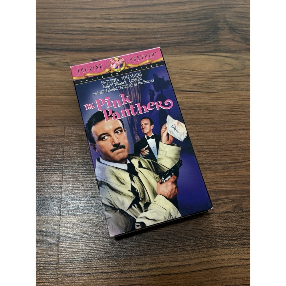 The Pink Panther VHS Tape Peter Sellers David Niven Robert Wagner Tested Good